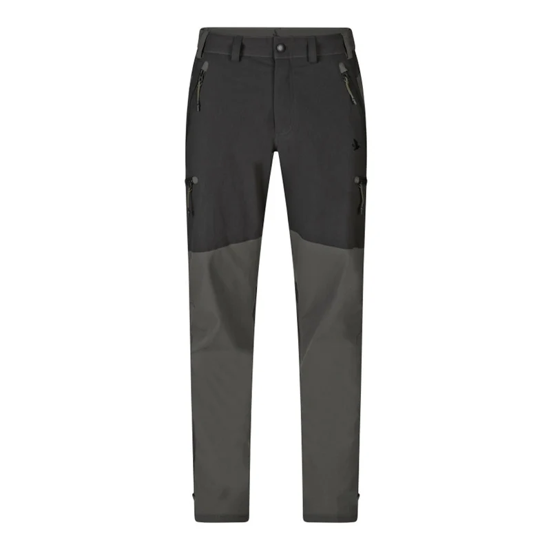 Seeland - Outdoor-Stretchhose // Schwarz / Grau