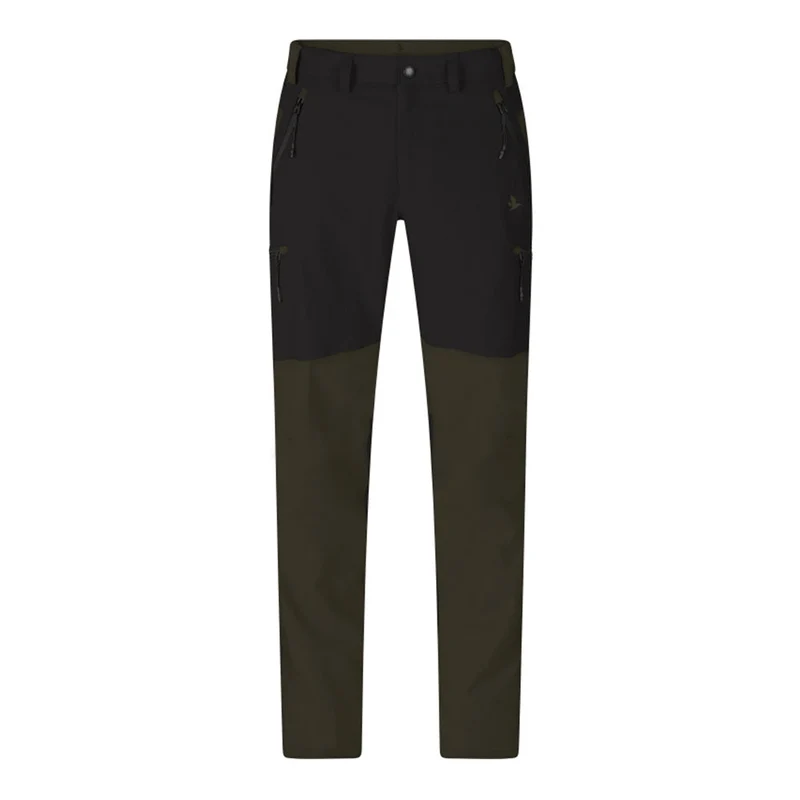 Seeland - Outdoor-Stretchhose // Grün / Schwarz