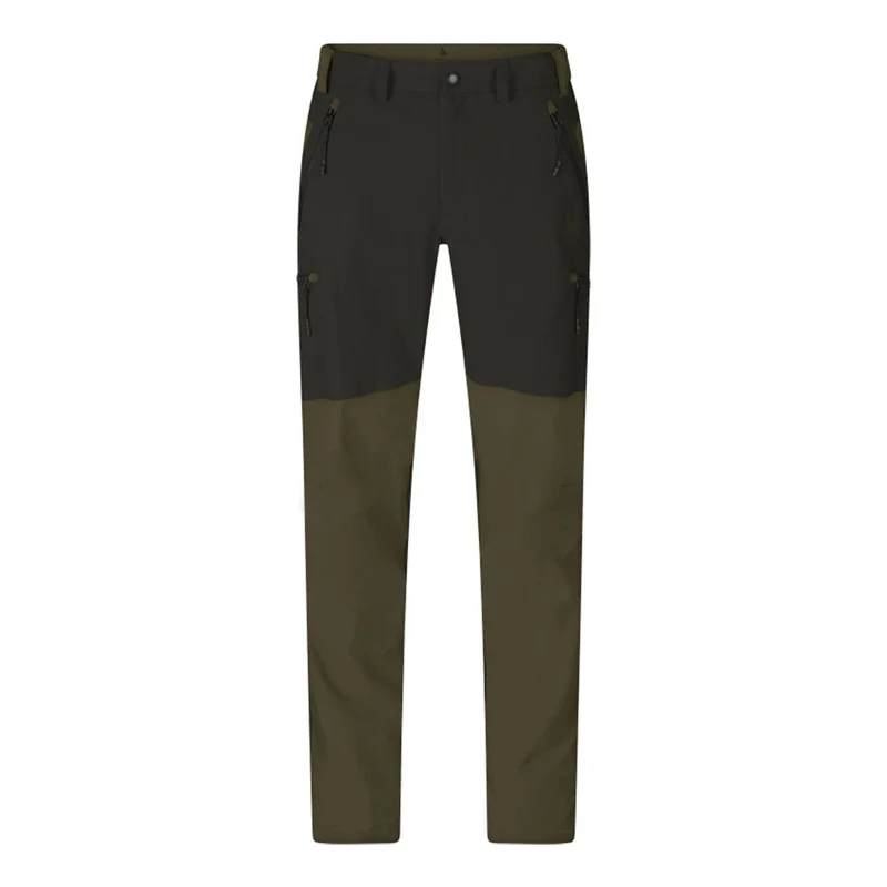 Seeland - Outdoor-Stretchhose // Grün / Braun