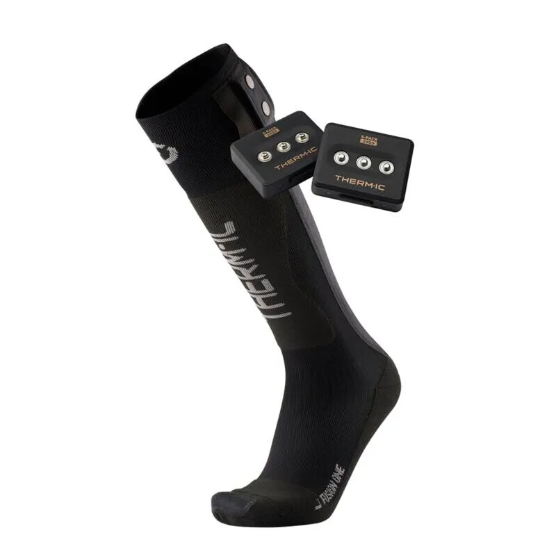 Bundle - heated ski socks Heat Fusion One + S-Pack 2400