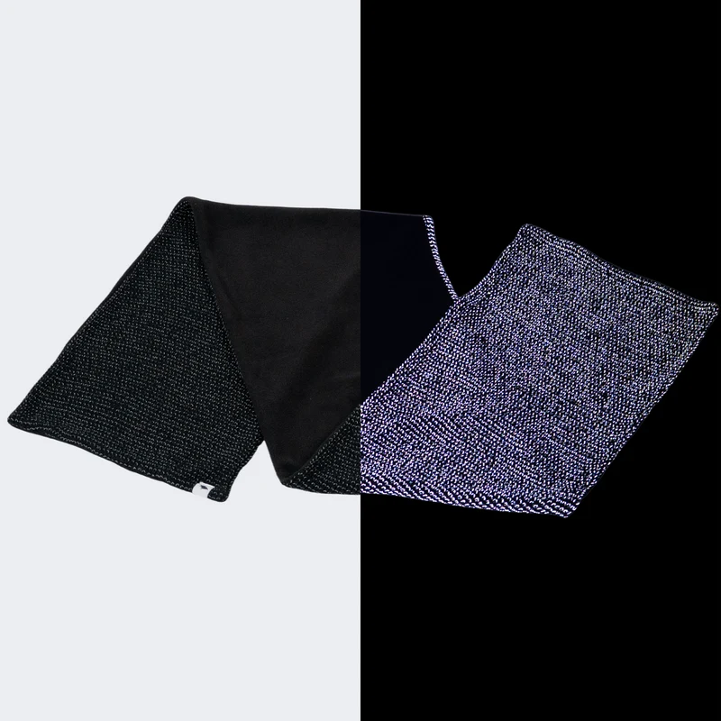 NEU: Reflective Scarf - Reflektierender Strickschal mit Fleece-Innenseite