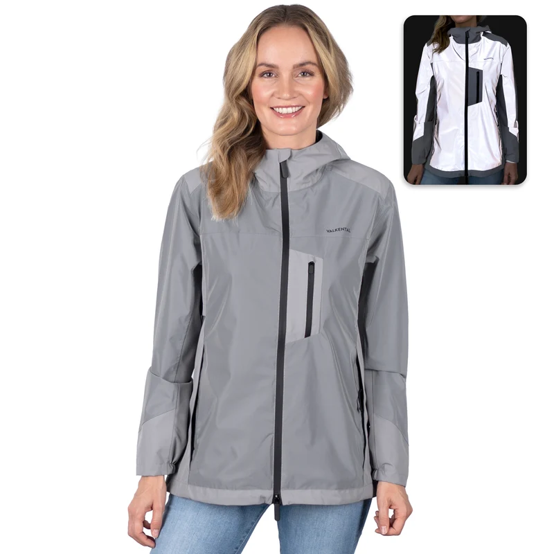 NEU: Rain Jacket Pro - 100% reflektierende Regenjacke mit Belüftung & Helm-Kapuze