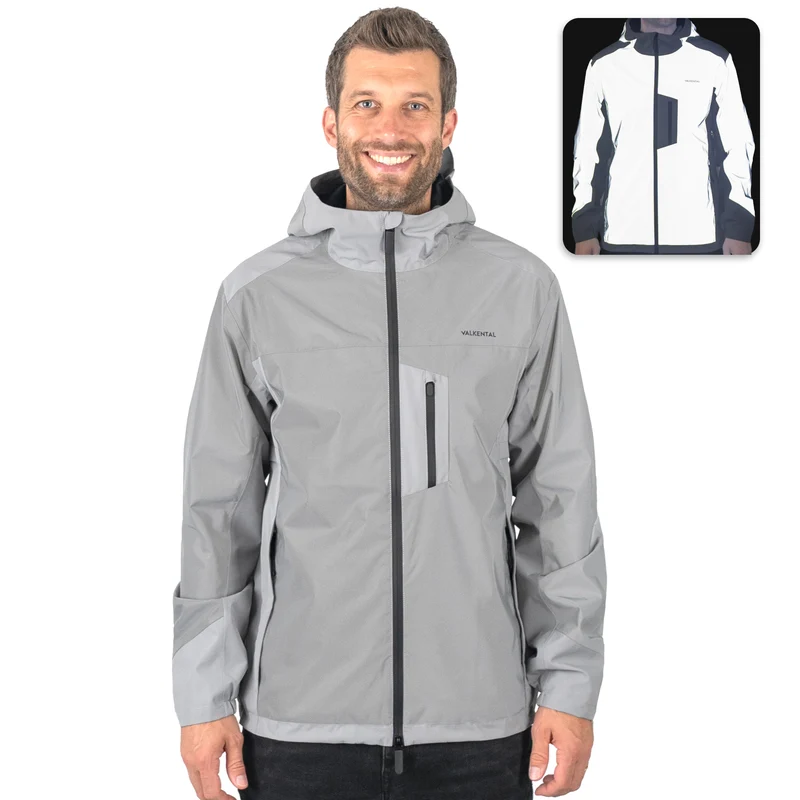NEU: Rain Jacket Pro - 100% reflektierende Regenjacke mit Belüftung & Helm-Kapuze