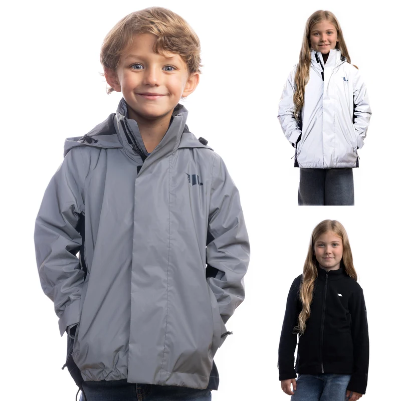 3in1 Smart Jacket - Reflektierende Jacke mit Fleece Zipp-In für Kinder & Jugendliche - B-Ware