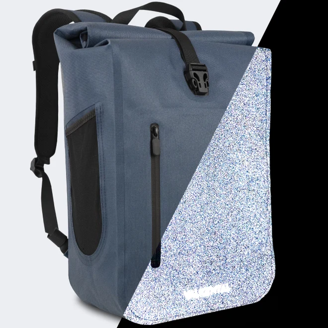 Waterproof Daily Backpack - Waterdichte en volledig reflecterende rugzak met uitstekende indeling - B-kwaliteit