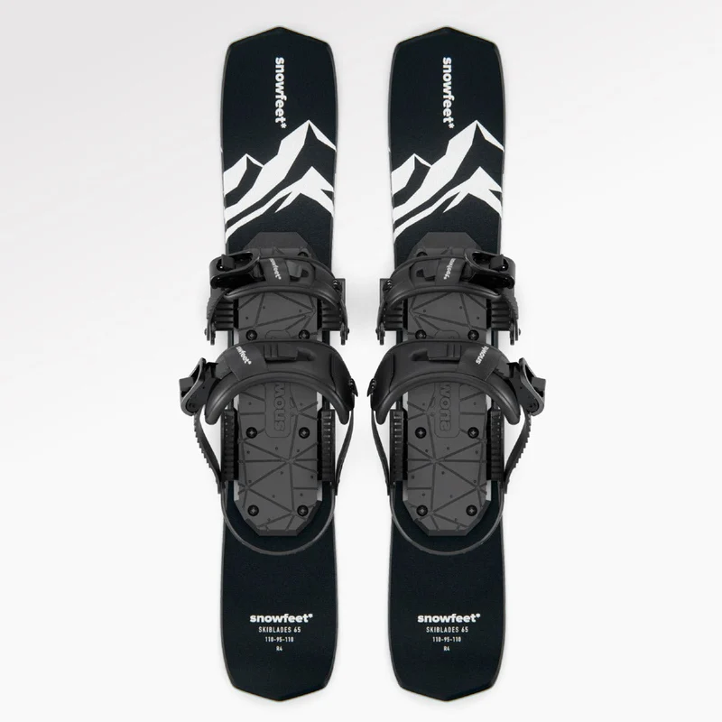Snowfeet* 65 CM | Skiblades | Skiboards Snowblades Short Mini Skis