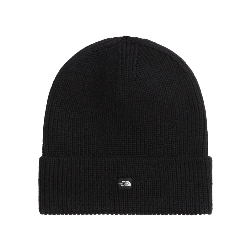 The North Face TNF Mini Logo Box Recycled Beanie Mütze - Schwarz