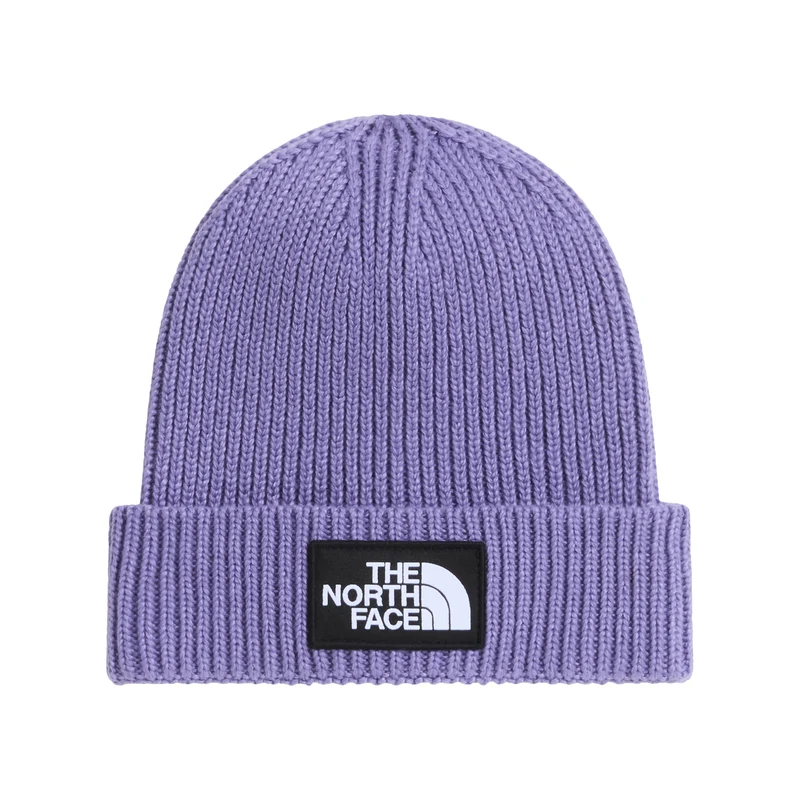 The North Face Kinder TNF Box Logo Cuffed mit Umschlag Beanie Mütze - Lavendel