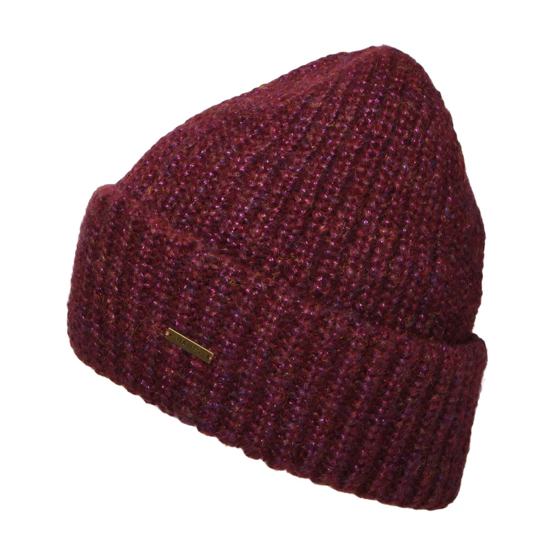Barts Arugama Recycled Beanie Mütze - Burgunderrot