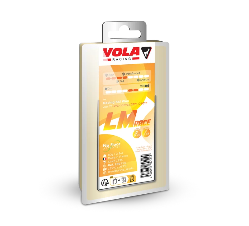 Race Skiwachs - Yellow | Vola Racing | 80g & 200g