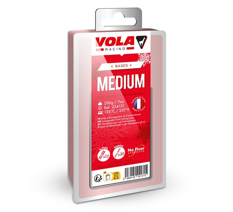 Base Skiwachs - Medium | Vola Racing | 200g