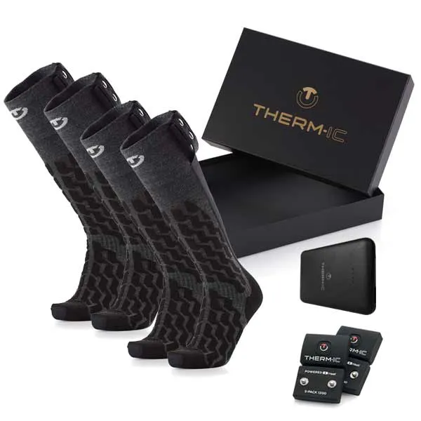 Gift set - Ski heated socks - unisex
