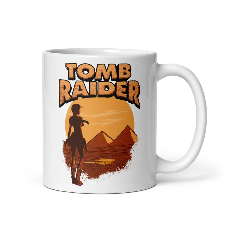 Tomb Raider From Giza with Love Coffee Mug - White