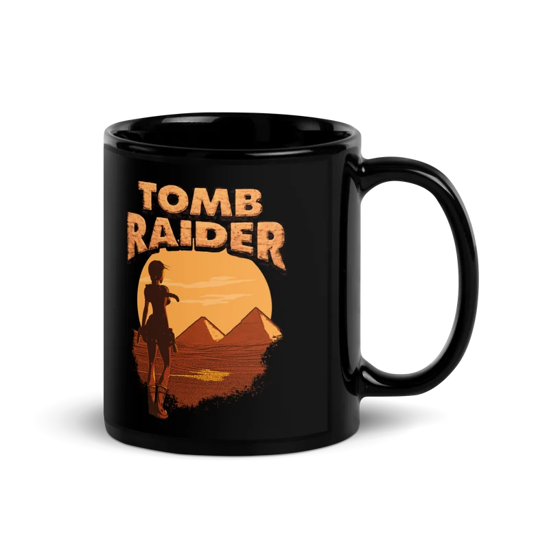 Tomb Raider From Giza with Love Coffee Mug - Black