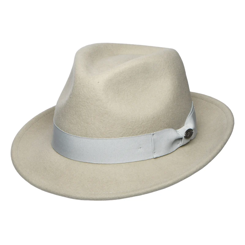 Bailey Maglor Trilby Hut aus Wollfilz - Hellgrau