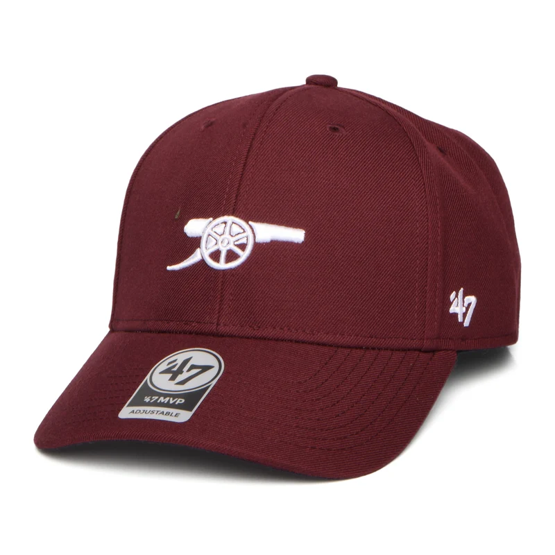 47 Brand Arsenal FC Snapback Cap - Gunners MVP - Burgunderrot