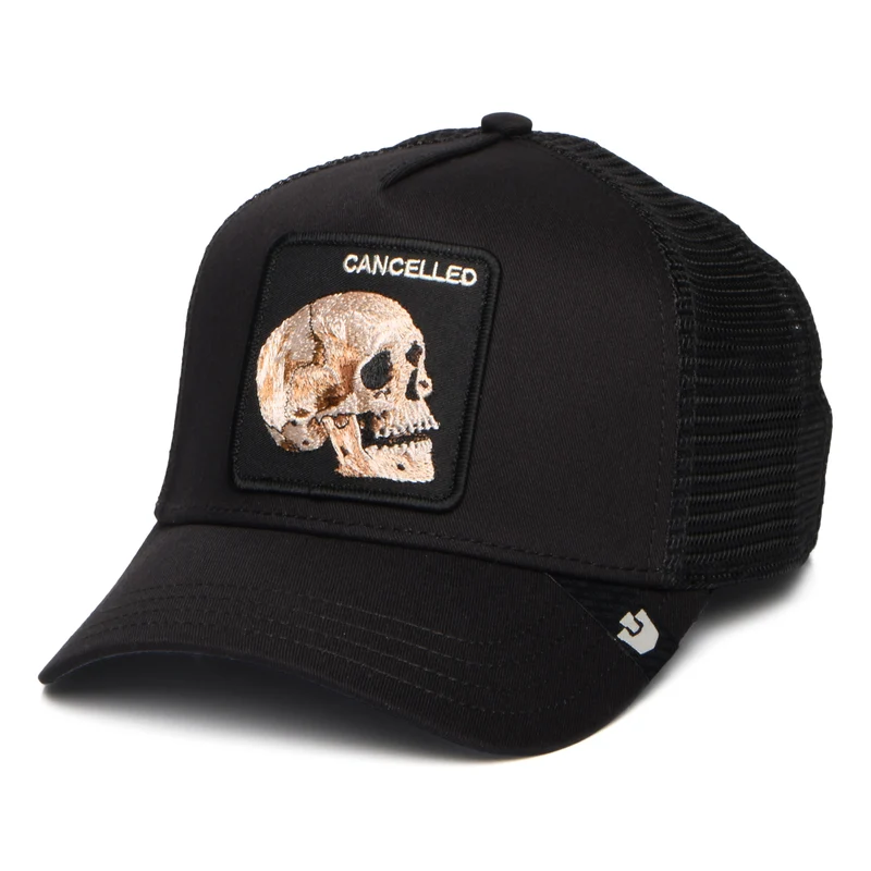 Goorin Cancelled Skull Trucker Cap - Schwarz