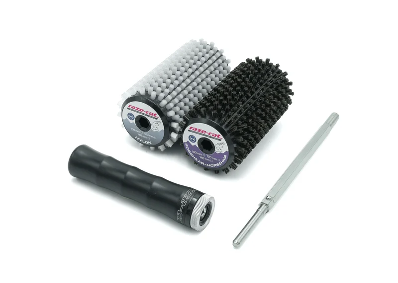Rotor-Bürste RB100 | Starter-Set | Profi-Skibelag-Pflege