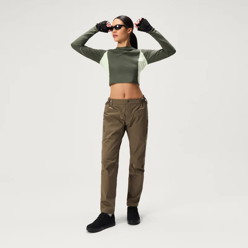 Women's SulTrac L/S Crop Tee - Thyme