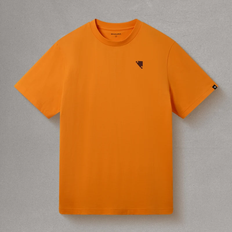 Unisex Icon Logo Graphic Tee - Endura Orange