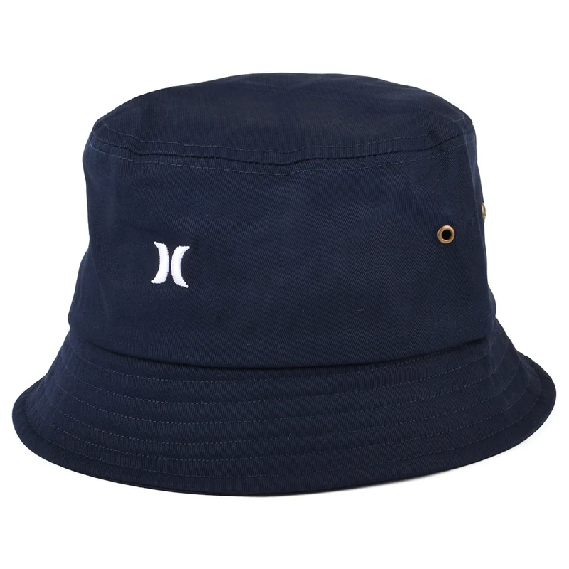 Hurley Small Logo Fischerhut aus Baumwolle - Marineblau