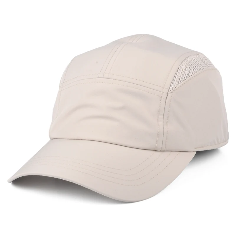 Tilley Airflo Recycled Recycelter 5 Paneelen Cap - Helles Steingrau