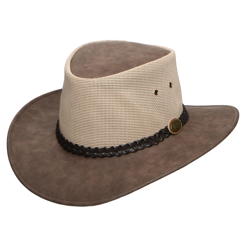 Denton Voyager Vented Outback Hut aus Kunstleder - Braun