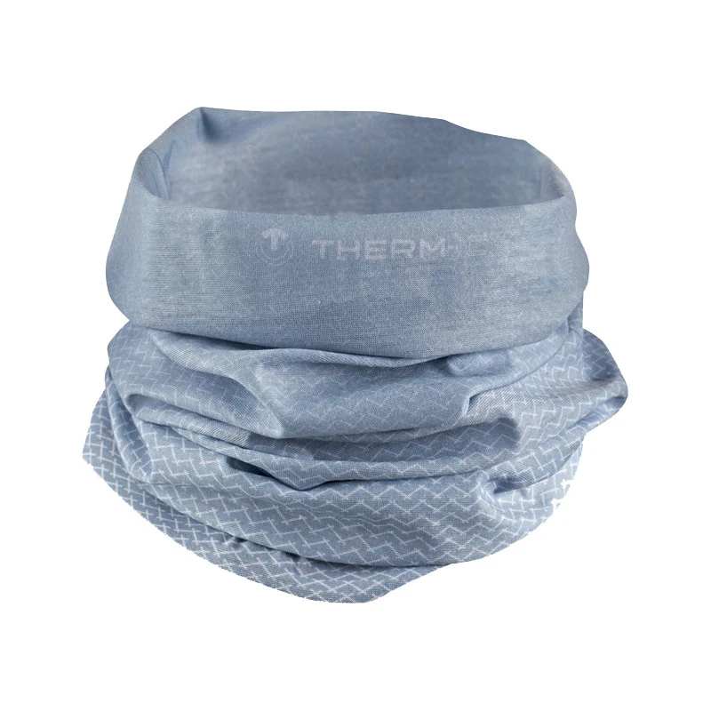 Neckwarmer - Cool Ultra Light light grey waves