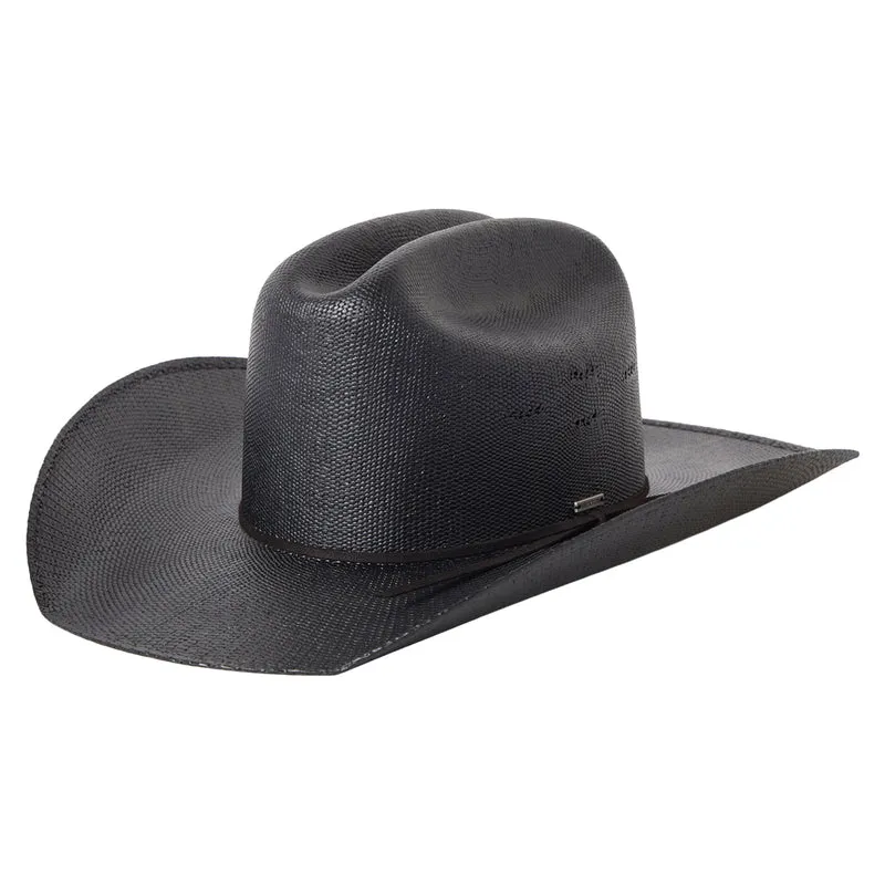 Brixton Laredo Cowboy Hut aus Toyo Stroh - Schwarz