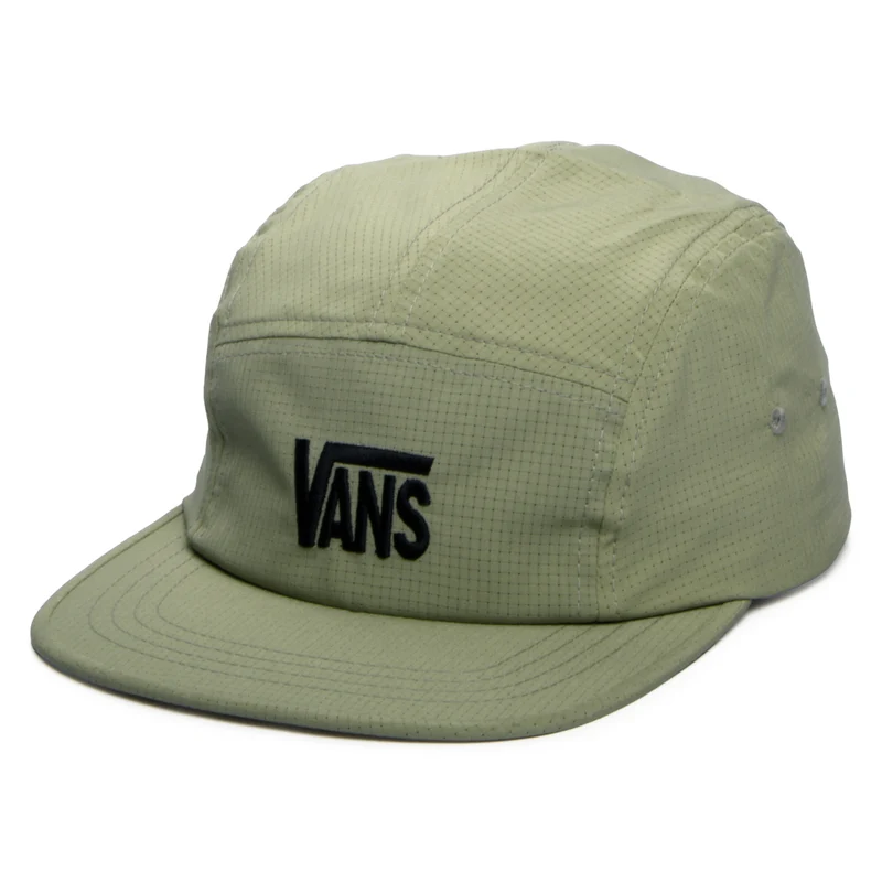 Vans Stretch Logo 5 Paneelen Cap - Salbeigrün