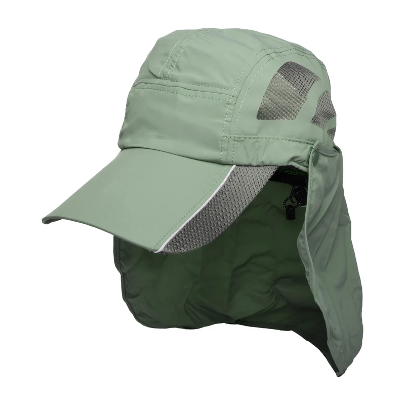 Dorfman Pacific Umra Fishing Cap mit Ohrenklappen - Olivgrün