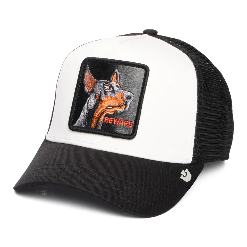 Goorin Beware Trucker Cap - Weiß-Schwarz