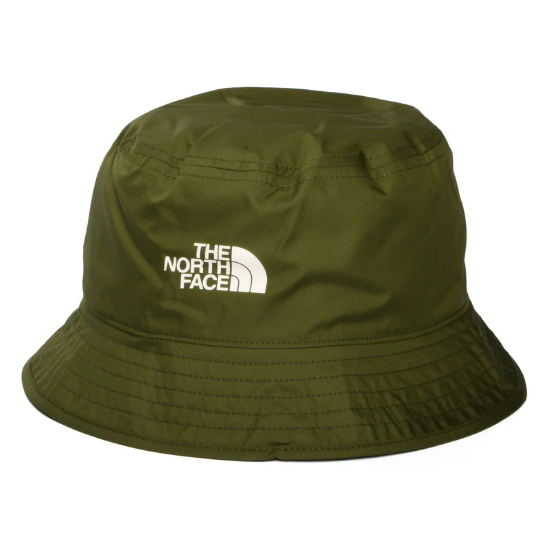 The North Face Sun Stash Packbarer Wendbarer Fischerhut - Moosgrün-Khaki