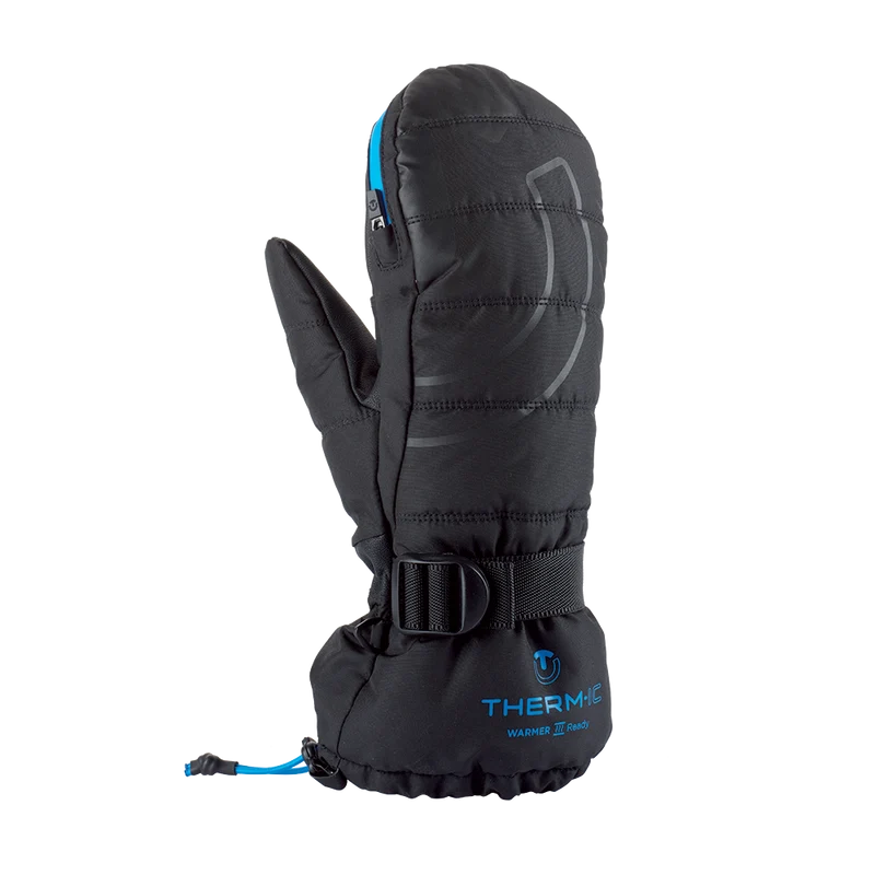 Ski mittens with warmer pocket - Warmer Ready blue