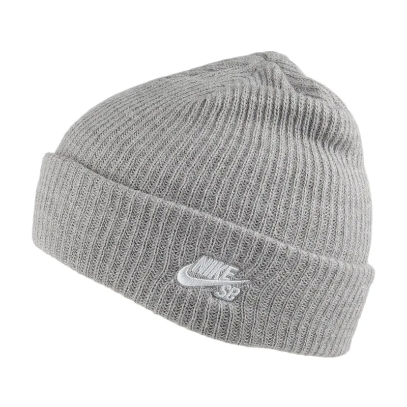 Nike SB Fisherman Beanie Mütze - Grau
