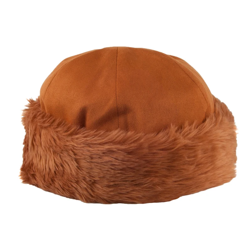 Brixton Churchill Kunstfell Winter Hut - Verbranntes Orange