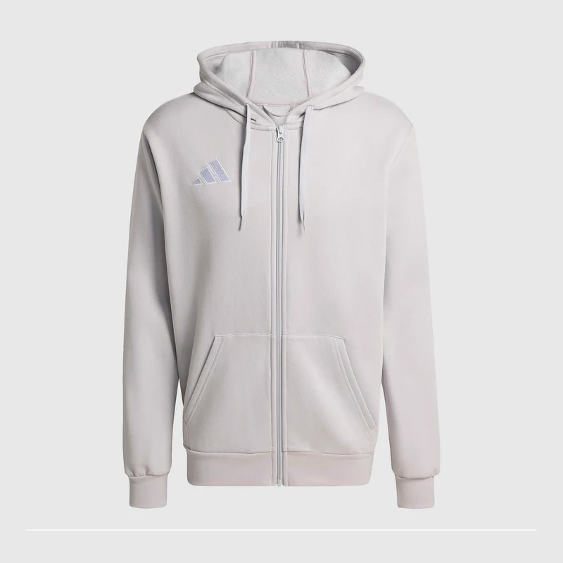 adidas Entrada 26 Full-Zip Cotton Hoodie