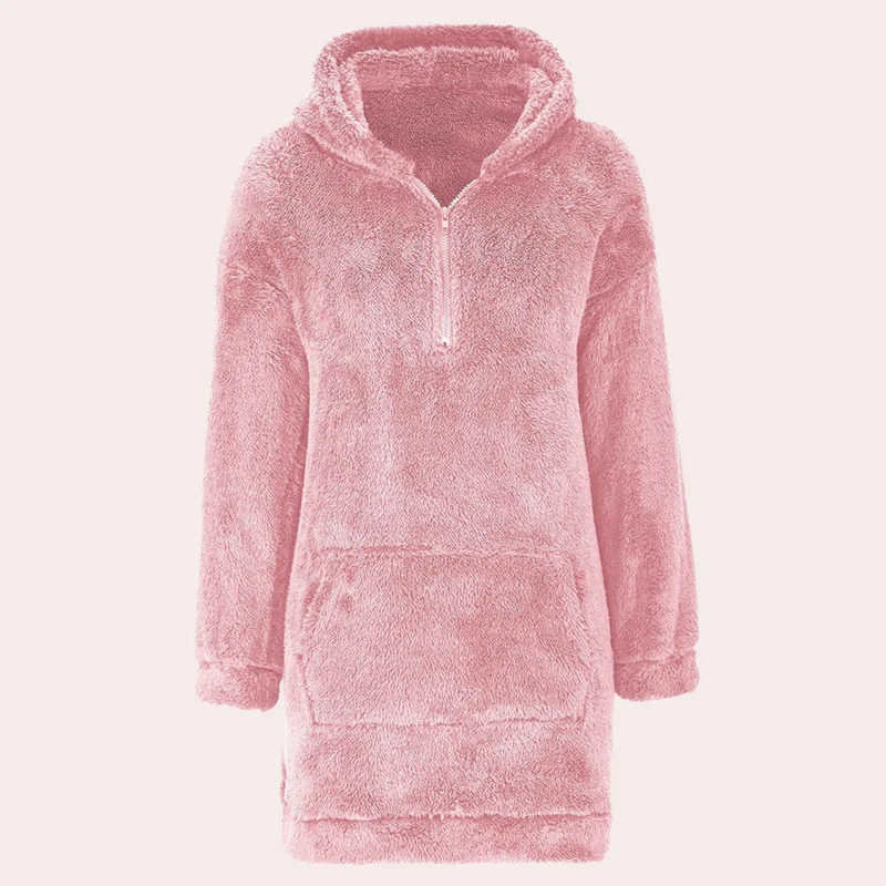 Weiche Warme Winterjacke mit Reißverschluss für Damen - Maëlle Winterzauber Edition