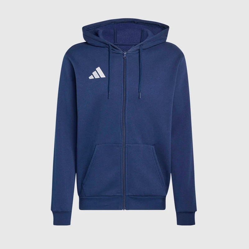 adidas Entrada 26 Full-Zip Cotton Hoodie