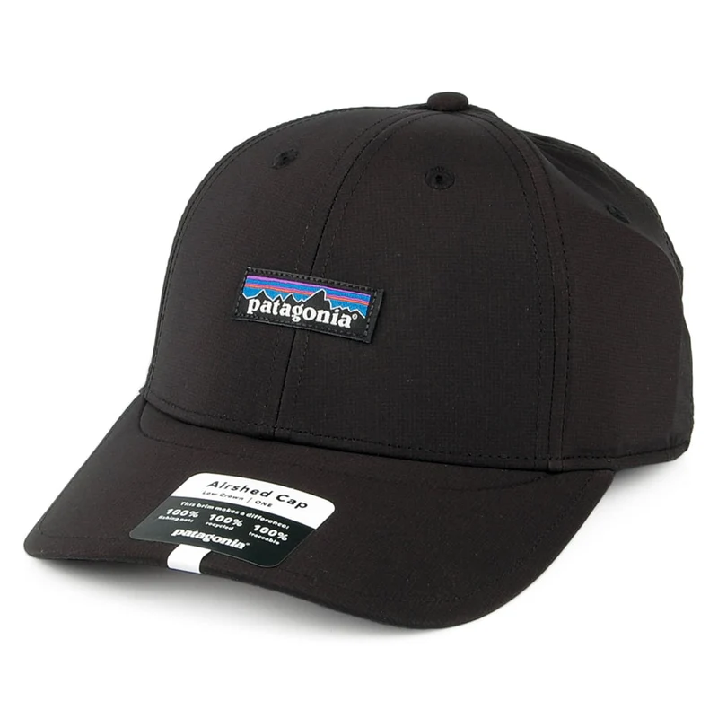 Patagonia Airshed Baseball Cap mit niedriger Krone Recycelt - Schwarz