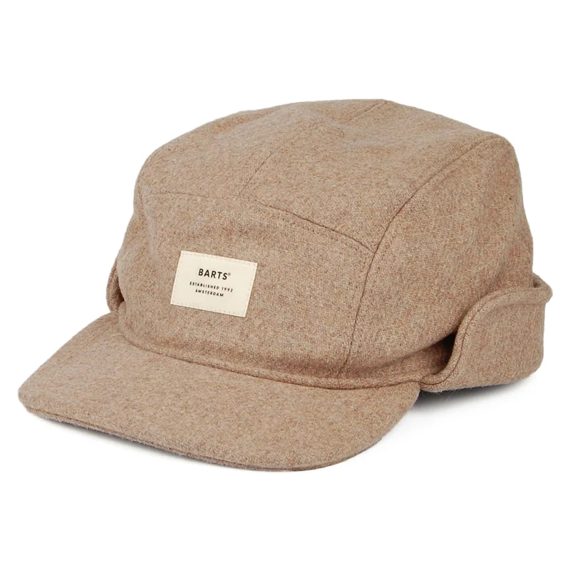Barts Samuen mit Ohrenklappen 5 Paneelen Cap - Sand