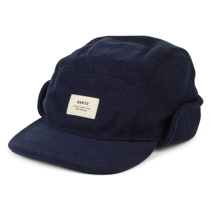 Barts Samuen mit Ohrenklappen 5 Paneelen Cap - Marineblau