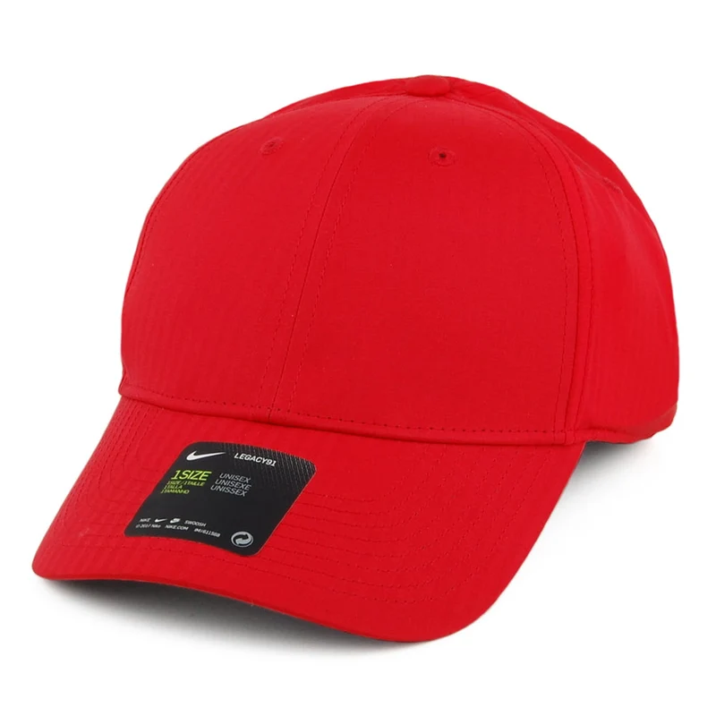 Nike Golf Legacy 91 Tech Tonal Stripe Unbedruckte Baseball Cap - Rot