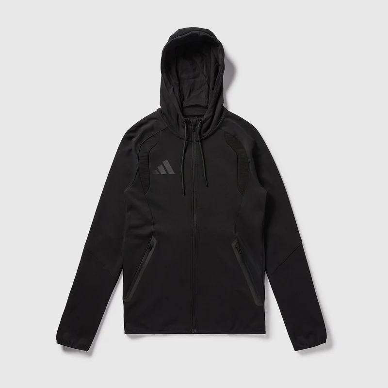 adidas Tiro Travel Slim-Fit Full-Zip Cotton Hoodie