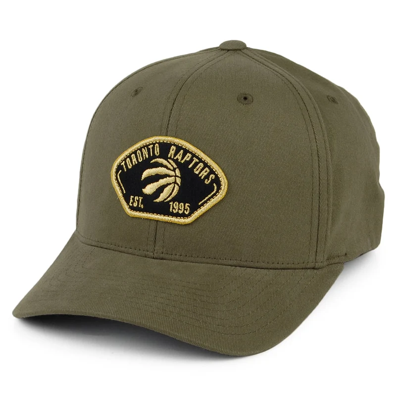 Mitchell & Ness Toronto Raptors Snapback Cap - Captain - Olivgrün