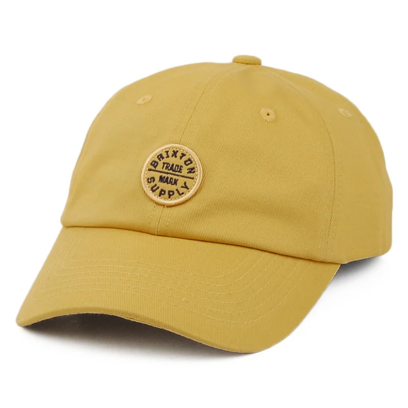 Brixton Oath Flaches Profil Baseball Cap - Gelb