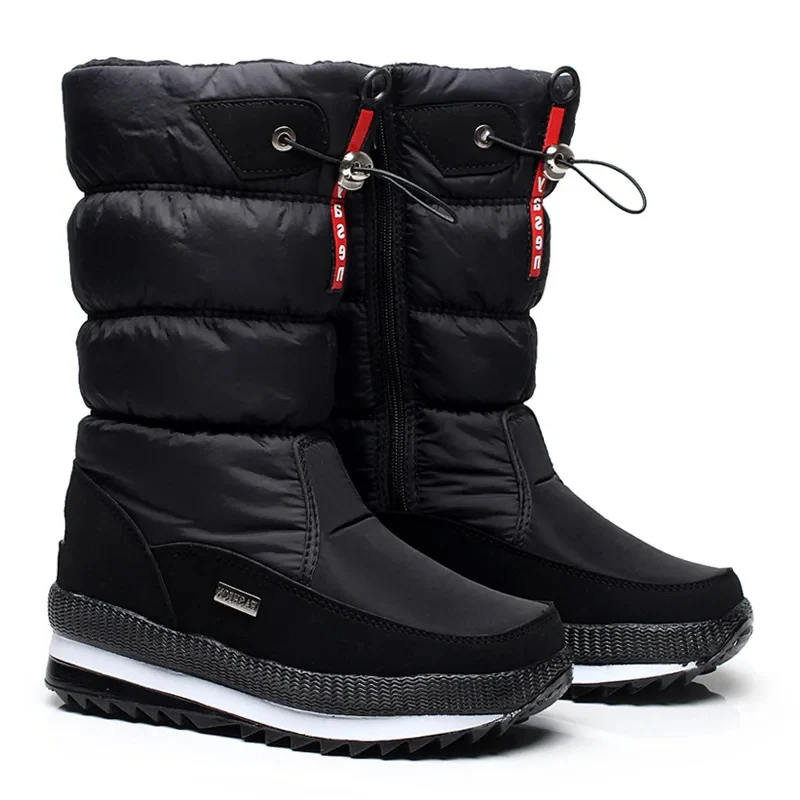 Wasserdichte Winter-Schneestiefel mit Reißverschluss – Nova