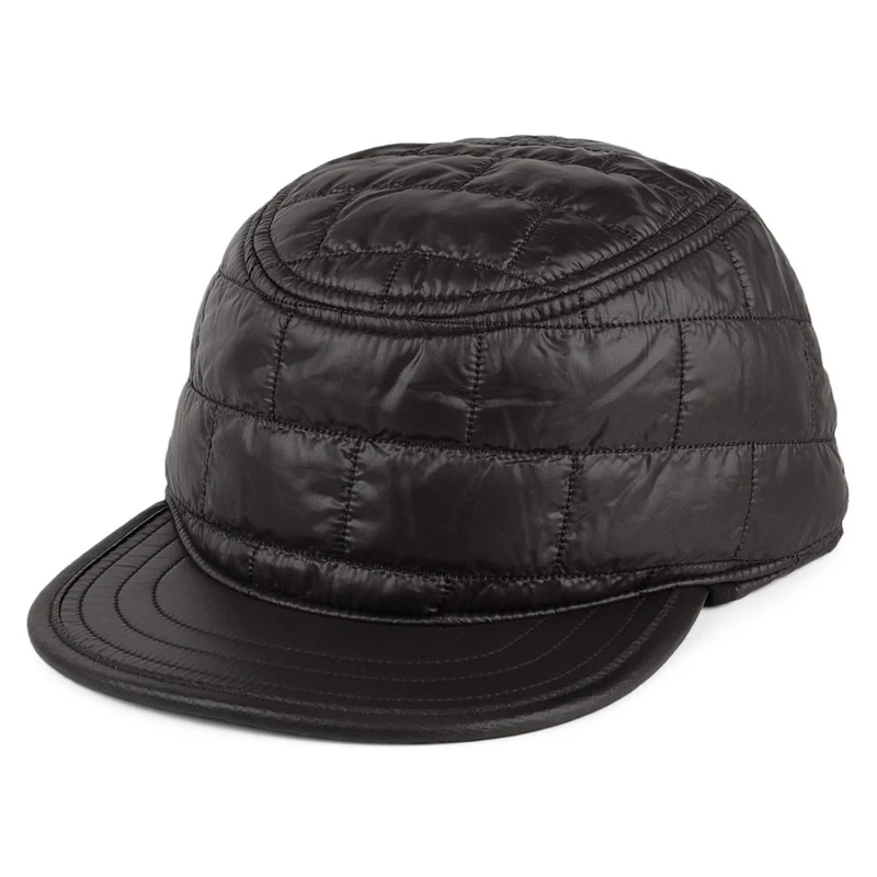 Patagonia Nano Puff Recycelte Cap mit Ohrenklappen - Schwarz