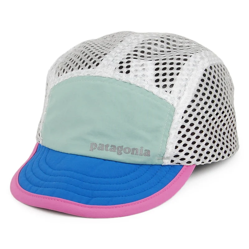 Patagonia Duckbill Running Baseball Cap - Grün-Blau