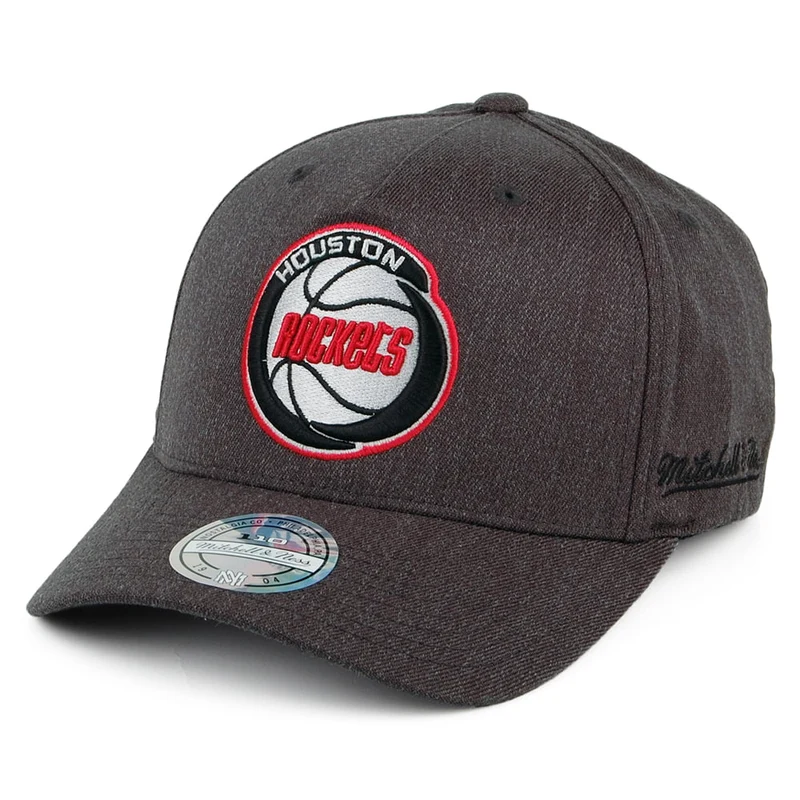 Mitchell & Ness Houston Rockets Snapback Cap NBA Charcoal Eazy - Anthrazit